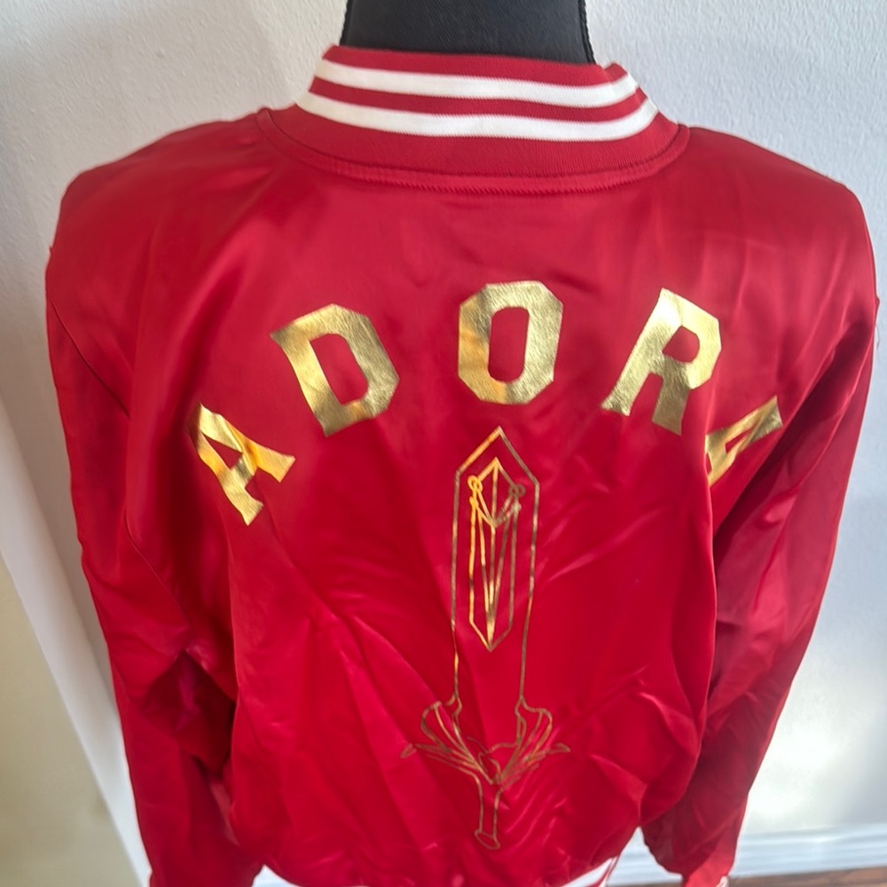 She-ra Red Bomber Jacket with Embroidered Design - Picture 5 of 6